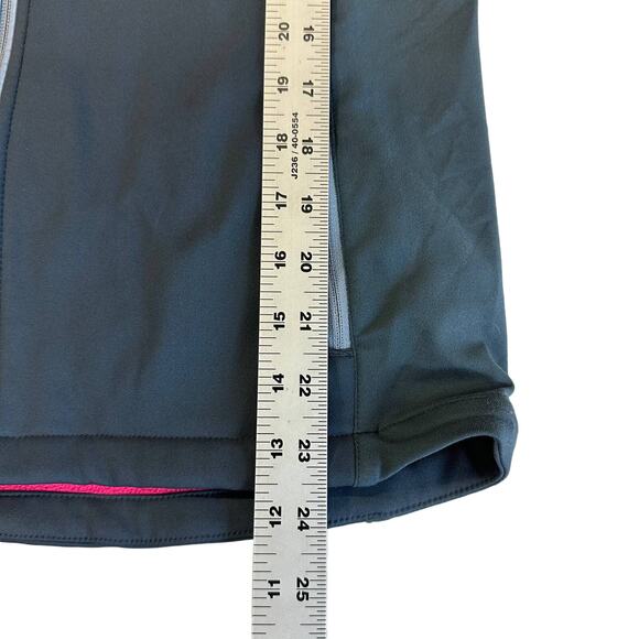 Nike Girls Soft Shell Jacket XL Gray Pink Full Zip Lightweight - Picture 9 of 9